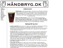 Tablet Screenshot of haandbryg.dk